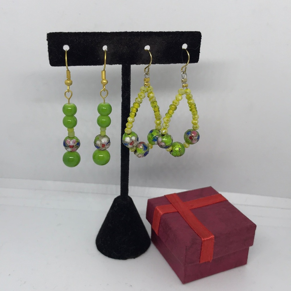 2 pair earrings (3rd free w/purchase)